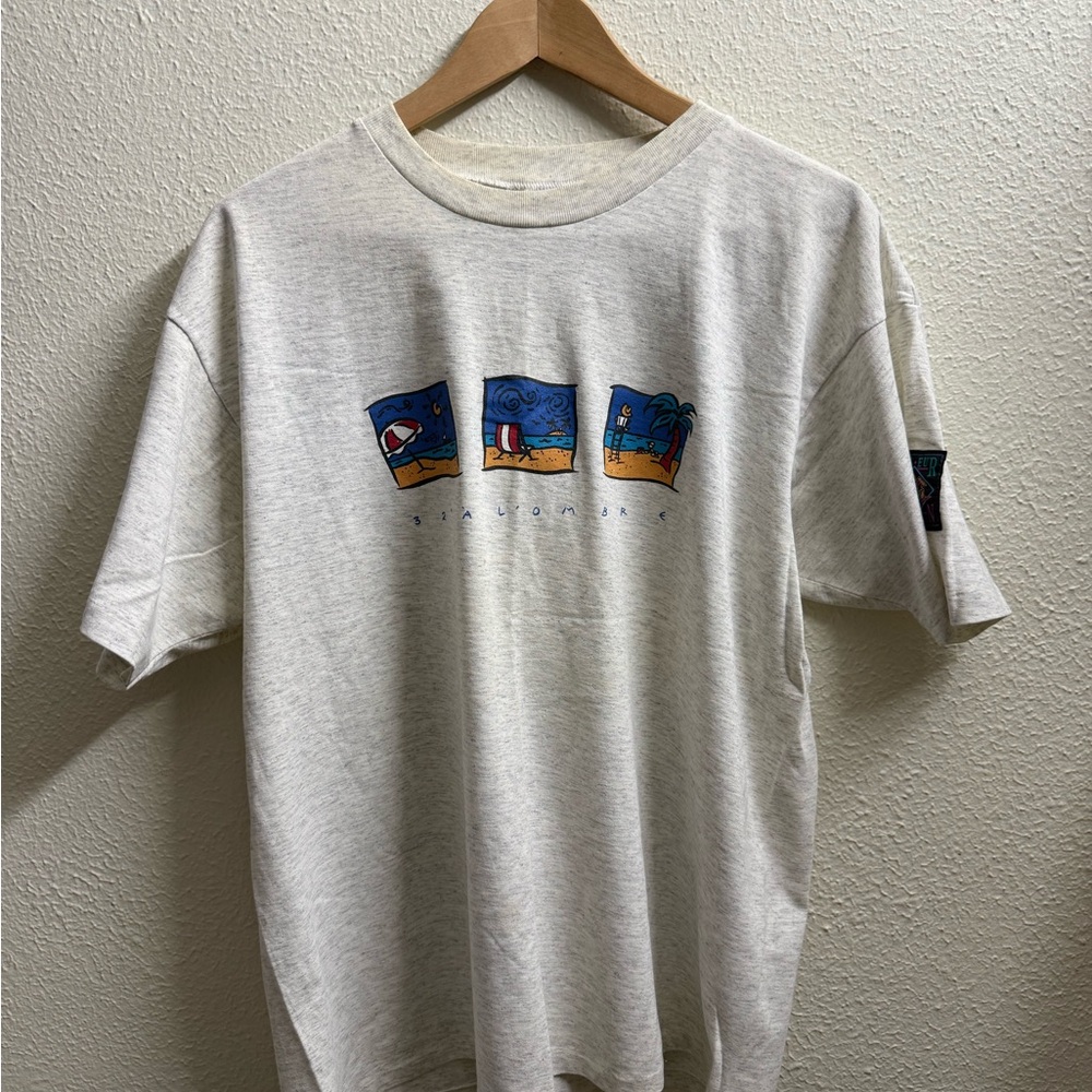 Unisex Vintage Humeur Design 32° À L’Ombre T-Shirt Gray XL